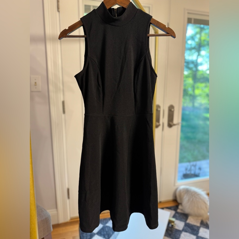 MONTEAU • Classic Black Mini Dress